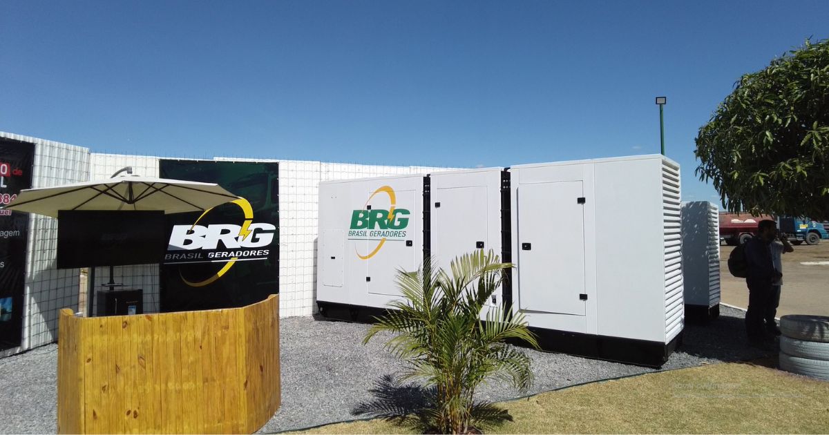 gerador de energia industrial exposição